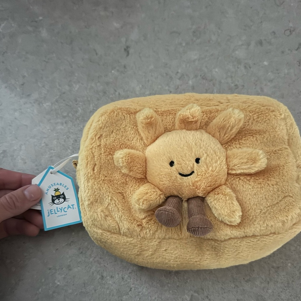Jellycat Sunny Plush Bag with Smiling Sun